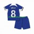 Camisola Chelsea Enzo Fernandez 8 Criança Equipamento Primeiro 2023-2024 Manga Curta